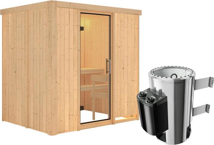 Produktbild Karibu Fanja ohne Dachkranz (Plug & Play 3,6 KW interne Steuerung)