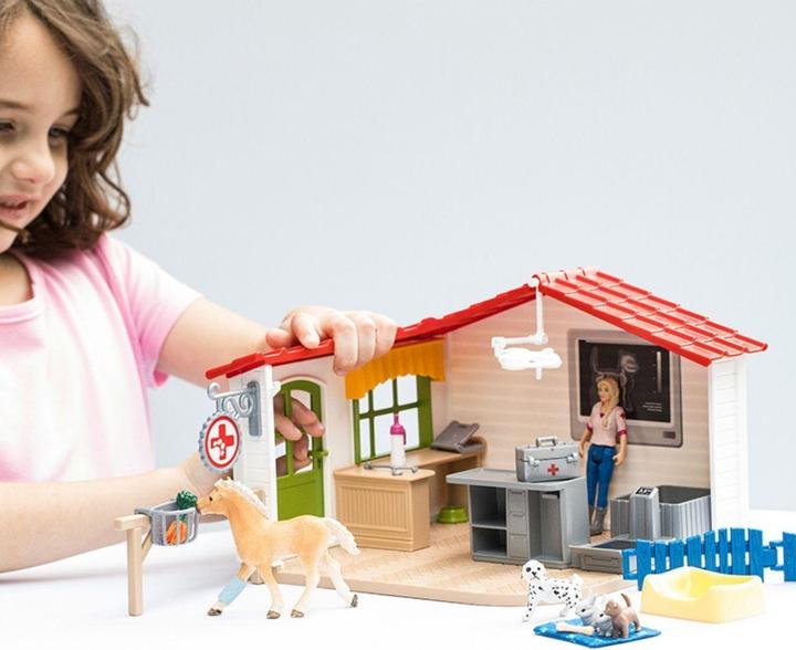 Image du produit Schleich Cabinet vétérinaire avec animaux de compagnie