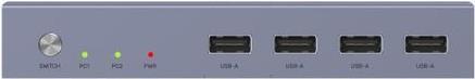 Actual product image Unitek Przełącznik PRZEŁĄCZNIK KVM 4K HDMI 2.0,2-IN,1-OUT +USB