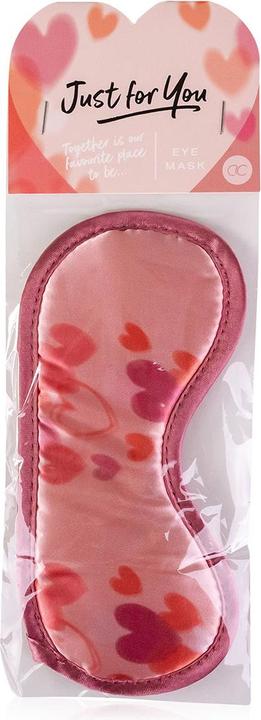 Image du produit Accentra Masque de sommeil JUST FOR YOU en emballage cadeau, couleur : rose/rose/noir, lot de 12/48 (Masque de sommeil)