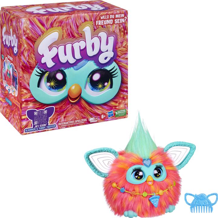 Image du produit Furby Jouet interactif (orange) - voix allemande (22.86 cm)