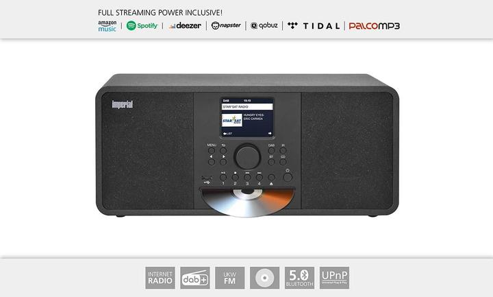 Produktbild Imperial Dabman i205 CD (Internetradio, DAB+, UKW, FM, Bluetooth, WLAN)