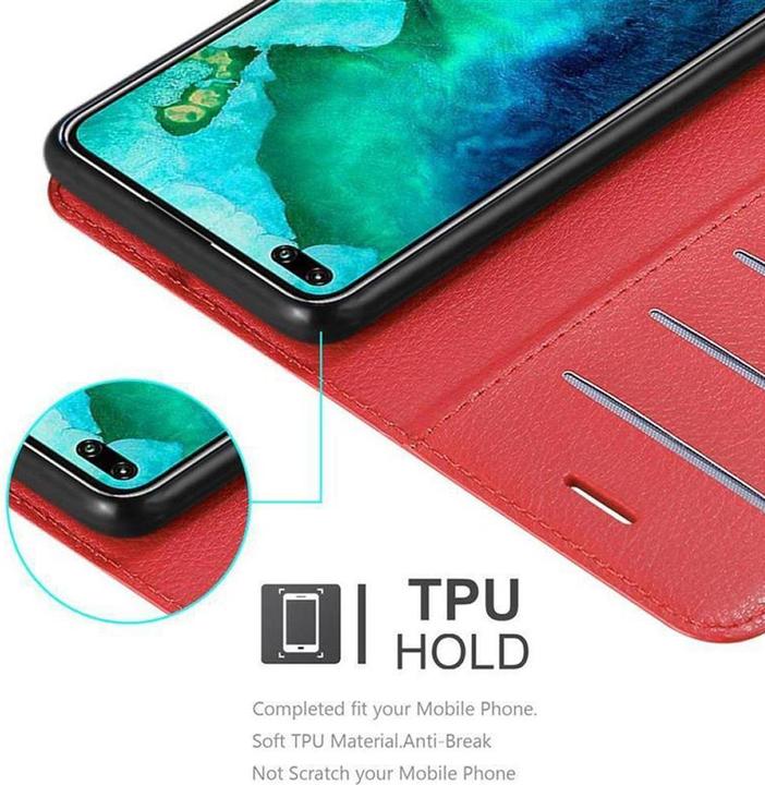 Actual product image Cadorabo Book with stand function cover (Honor View 30 Pro)