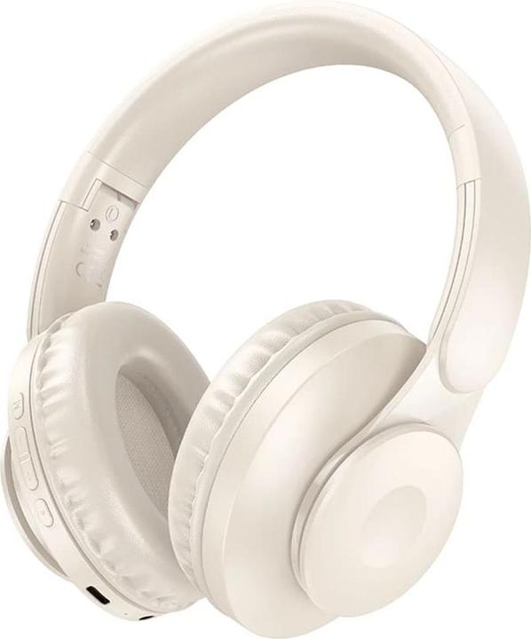 Hoco Kabellose Kopfhörer kabellose Kopfhörer milchig weissetooth W45 milchig weiss (46 h, Kabellos)