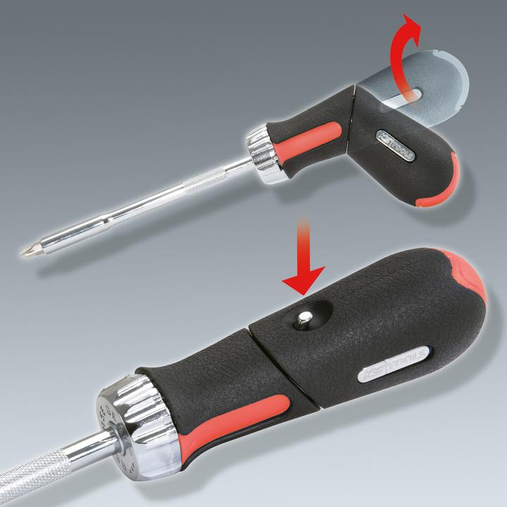 Produktbild KS Tools 1/4" Revolver-Ratschen-Bit-Schraubendreher (40 Nm)