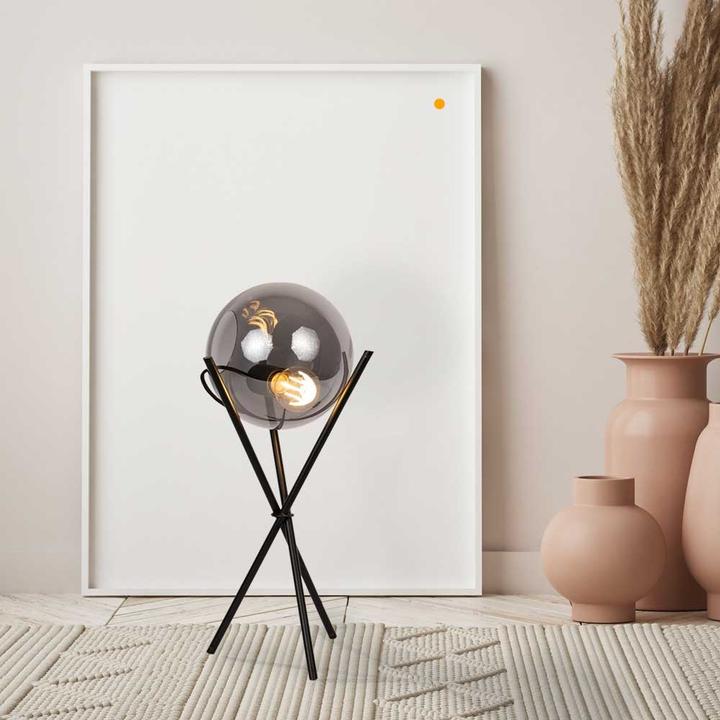 s.luce Orb Glas-Tischlampe Dreibein 20cm (E27)
