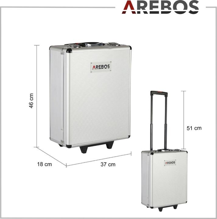 Produktbild Arebos Werkzeugkoffer (1200 Teile)