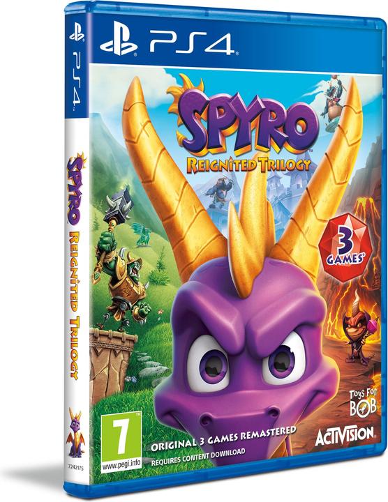 Image du produit Activision Blizzard Spyro Reignited Trilogy, PS4 Anthologie PlayStation 4 (PS4, EN)