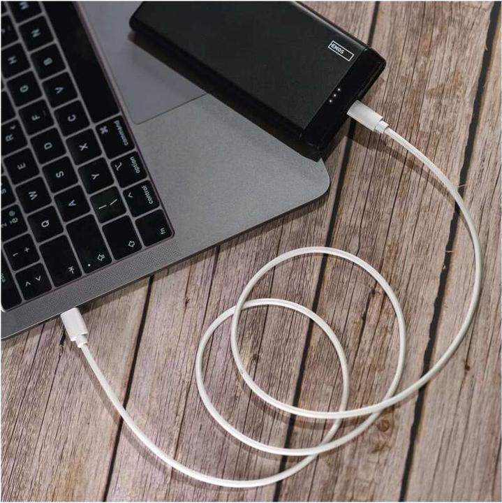 Produktbild Emos USB Kabel 2.0 C Stecker - USB 2.0 C Stecker 1m, weiss (1 m, USB 2.0)
