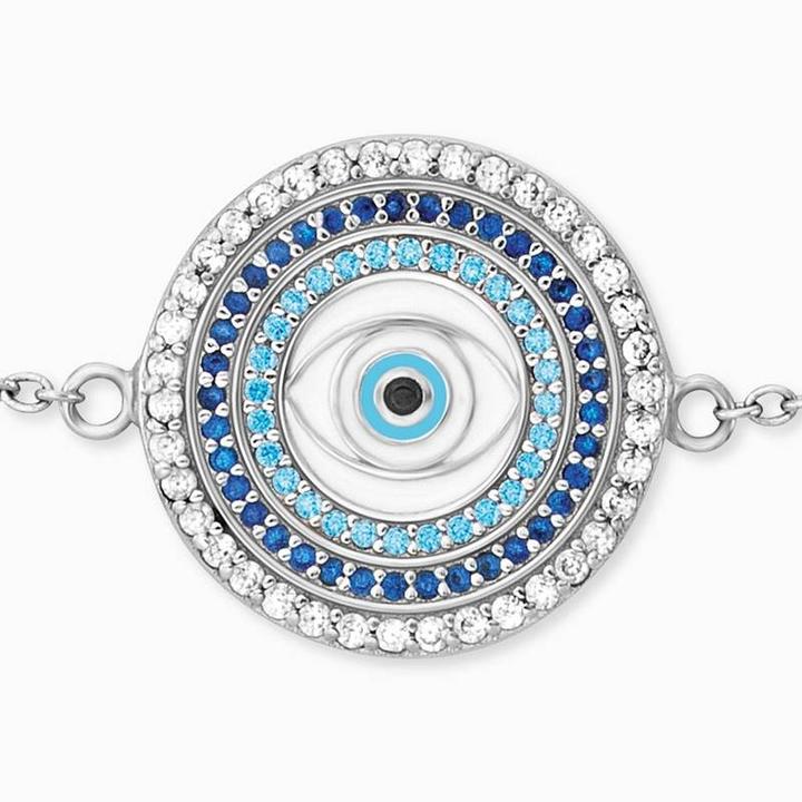 Produktbild Engelsrufer Armband Lucky Eye (19 cm, 925er Silber, Mit Stein(en), Emaille)