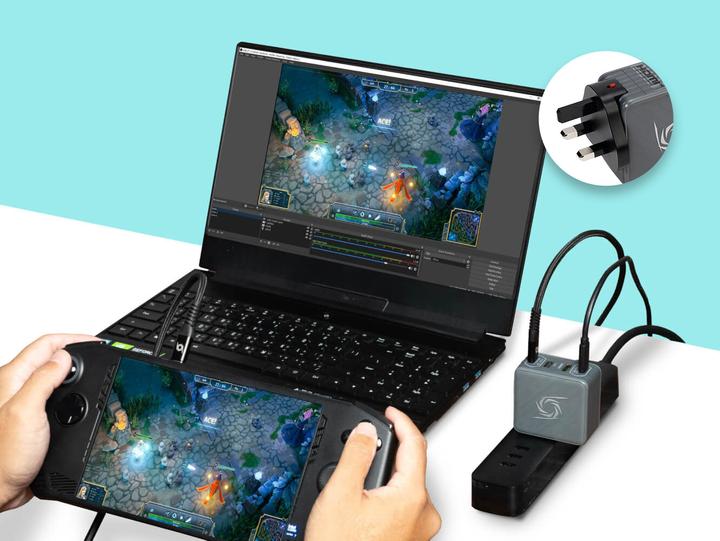 Image du produit AVerMedia Station d'accueil, EliteGO (GC313Pro) Black, 100W GaN, HD (Mac)