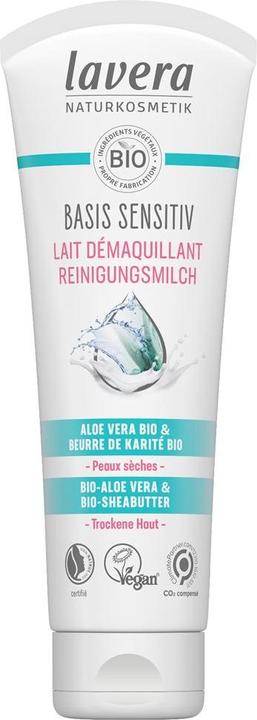 Image du produit Lavera lait nettoyant 2en1 basis sensitive lait (Lait nettoyant, 125 ml)