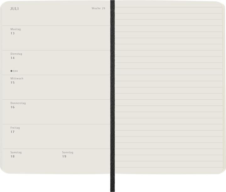 Produktbild Moleskine WONK 2026 DE PK SC Swrz (90 x 140 mm, Deutsch)