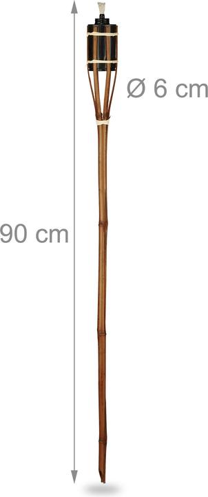 Actual product image Relaxdays 10x garden-torches