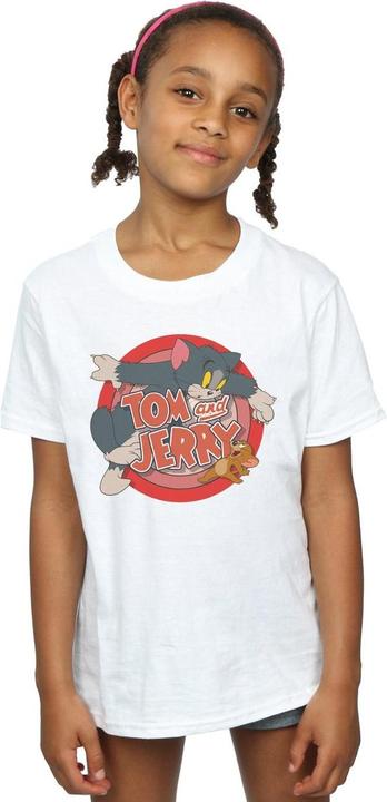 Immagine prodotto Tom & Jerry Maglietta da ragazza in cotone Catch (128)