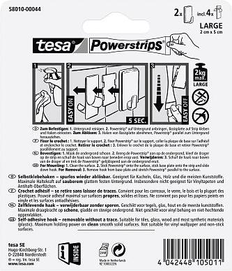 Image du produit tesa Powerstrips Hook large Classic