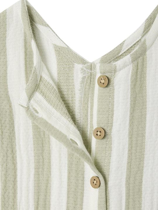 Actual product image Vertbaudet Gestreifter Baby Overall aus Musselin (62)
