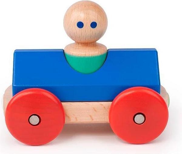 Actual product image Tegu Baby Magnetic Racer H 3 parts