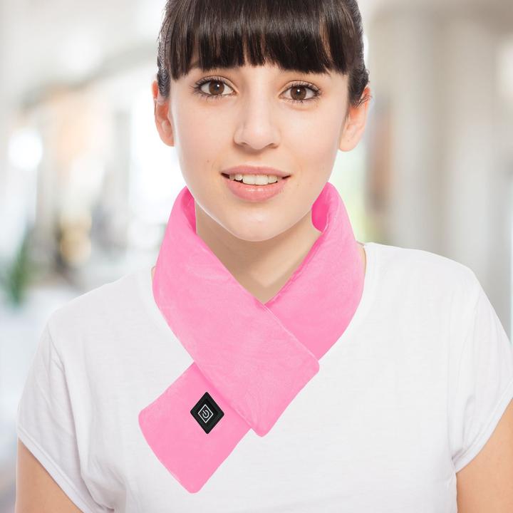 Actual product image Mad Monkey Heated scarf pink