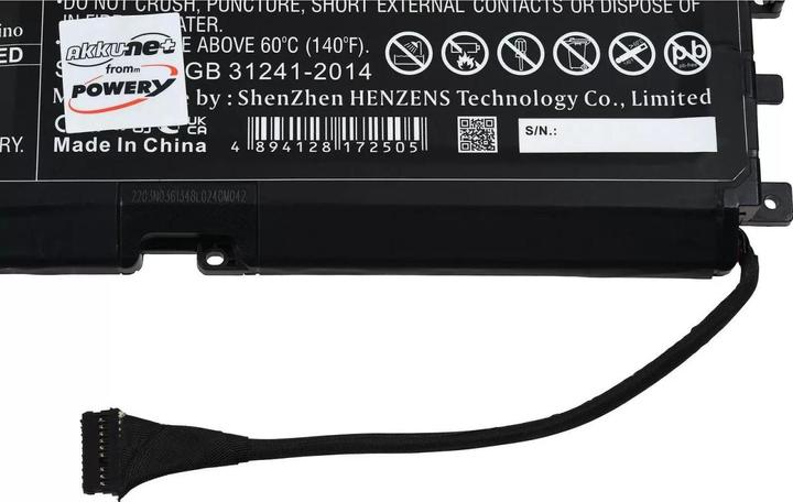 Image du produit AccuCell Batterie Razer Blade 15 2020, 15 2021, RZ09-0328, type RC30-0328 (4200 mAh)