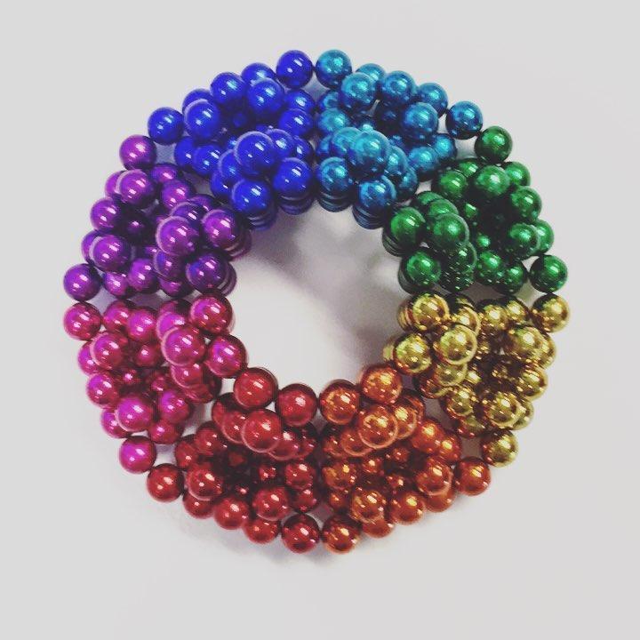 Produktbild Neoballs Magnetkugeln Rainbow - Tesseract Cassette