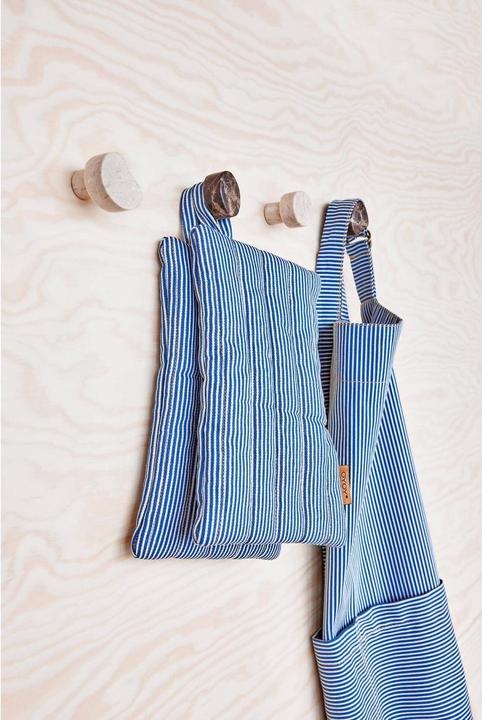 Produktbild Oyoy Kochschürze Striped Denim Blau