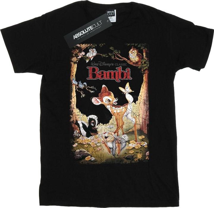 Disney Bambi Retro Poster TShirt Mädchen
