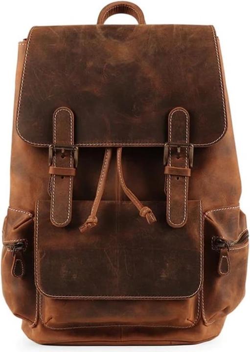 Actual product image Only-Bags.Store Handmade backpack in grained leather