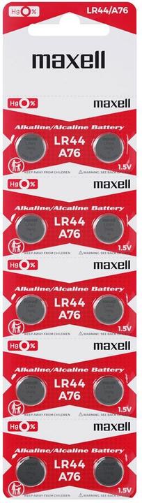 Actual product image Maxell LR44 (10 pcs., LR44, 110 mAh)