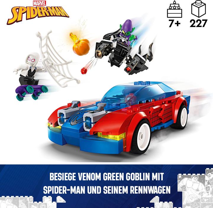 Produktbild LEGO Spider-Mans Rennauto & Venom Green Goblin (76279, LEGO Marvel)