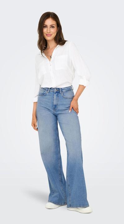 Actual product image Only ONLMARLA Hohe Taille Weiter Beinschnitt Jeans Jeans mit weitem Bein (32)