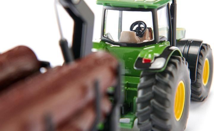 Image du produit Siku Tracteur avec remorque forestière