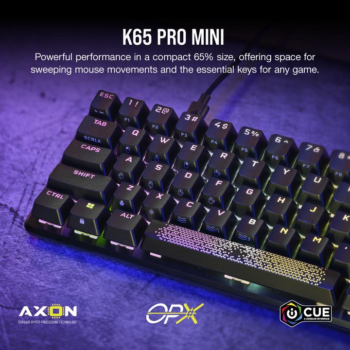 Actual product image Corsair K65 Pro Mini (CH, Cable)