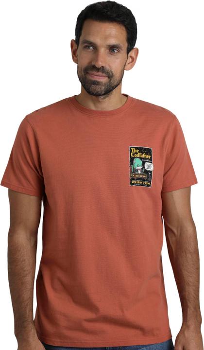 Actual product image Weird Fish Mens Codfather Back Print T-Shirt (3XL)