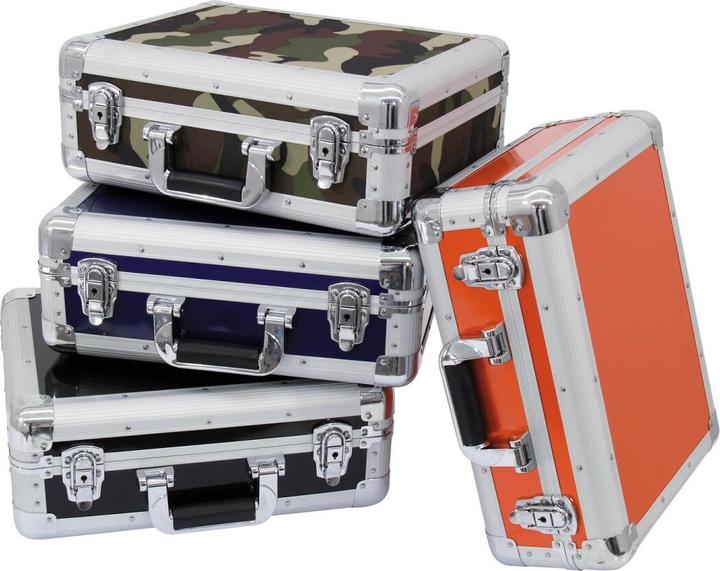 Actual product image Omnitronic CD Case ALU Case (L x W x H) 380 x 425 x 175 mm (Accessories)