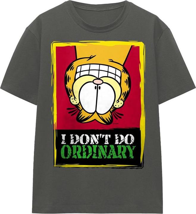 Actual product image Garfield Unisex Adult I Don't Do Ordinary T-Shirt (XXL)
