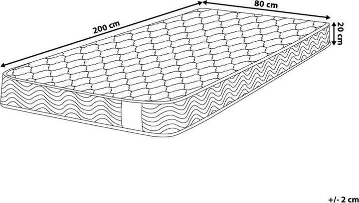 Immagine prodotto Beliani Bliss (80 x 200 cm, Nucleo della molla)