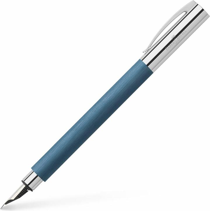 Immagine prodotto Faber-Castell Stilografica Ambition blu M (Blu)