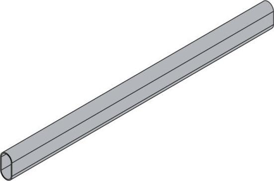 Image du produit Hettich Schrankrohr 15 x 30 x 1000 mm, oval, weiss