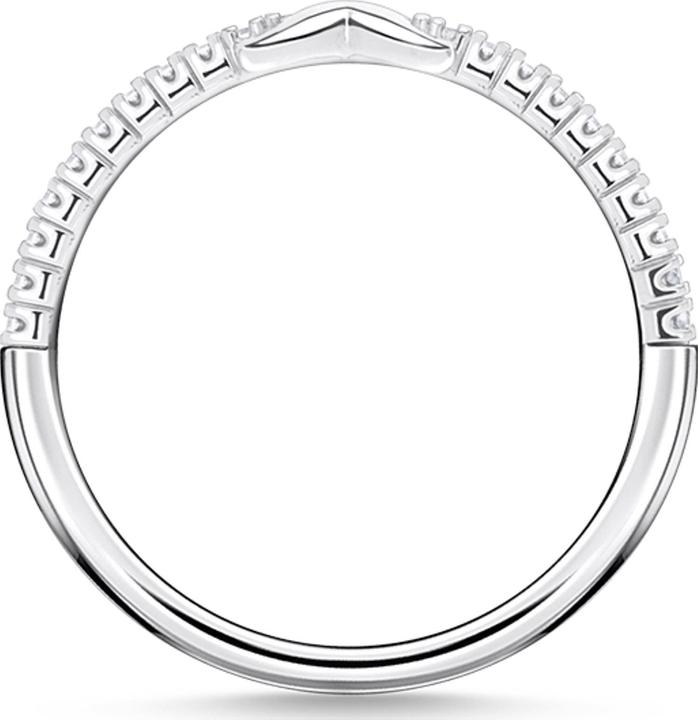 Produktbild Thomas Sabo Ring Infinity Mit Weissen Steinen Silber (52, 925 Silber)