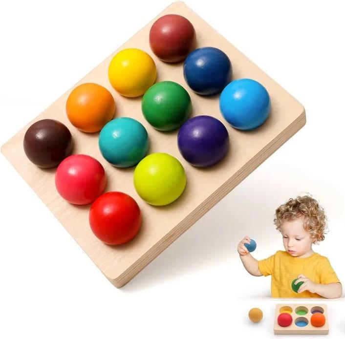 Image du produit Activity Board Jouets en bois pour enfants éducation précoce jouets préscolaires jeux sensoriels d'association de
