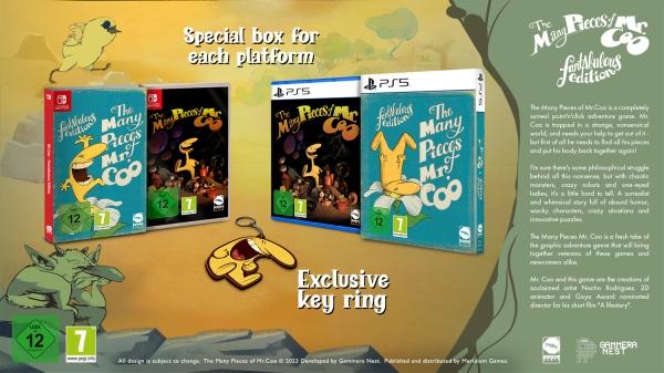 Actual product image Mindscape The Many Pieces of Mr. Coo - Fantabulous Edition (PS5, DE)