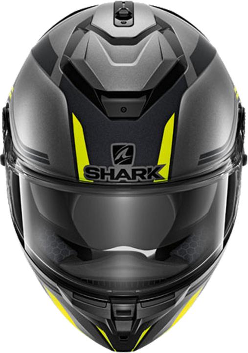 Image du produit Shark Casque Intégral Spartan Gt Tracker / Anthracite / Jaune / Mat XS (XS)