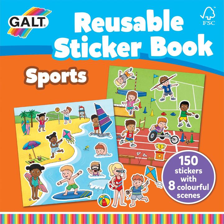 Actual product image GALT Reusable Sticker Book - Sports (31000151)