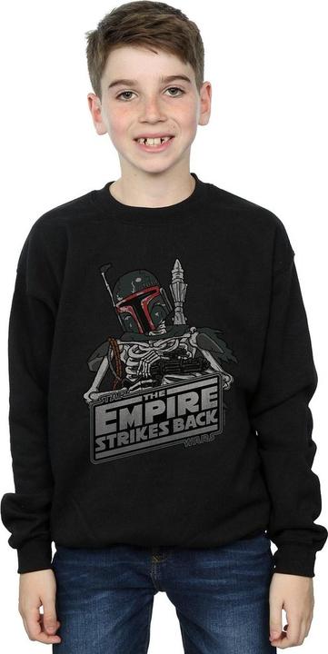 Immagine prodotto Star Wars Boba Fett Skeleton Felpa Ragazzi (140, 146)