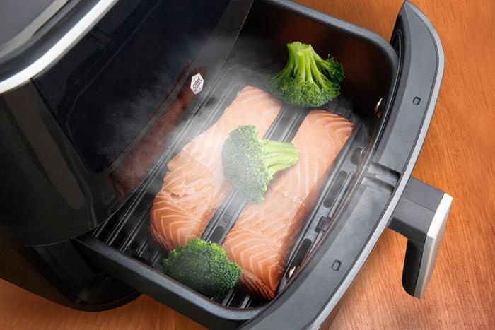 Actual product image OBH Nordica FW2018S0 fryer Single 6.5 L Stand-alone Hot air fryer Black