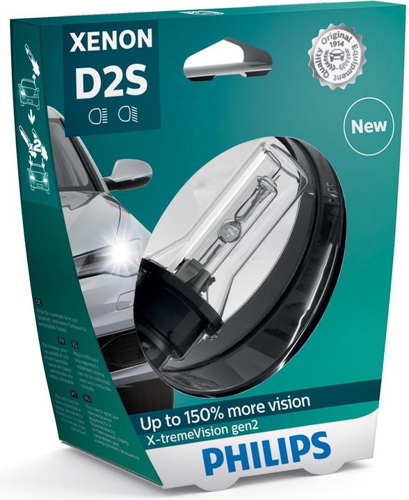 Actual product image Philips Xenon headlight lamp XtremeVision Gen2 (D2S)