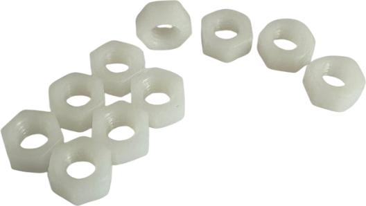 Produktbild Coscorp Industries Sechskantmutter M6, Nylon, 10 Stück (M6)