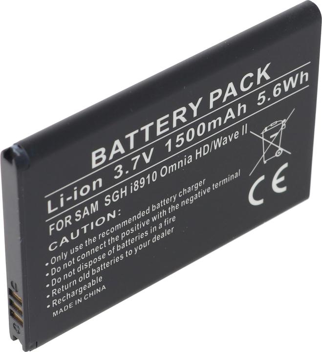 Produktbild Samsung Akku SGH-i8910, EB504465VUCSTD, GT-I6410HKAVD2