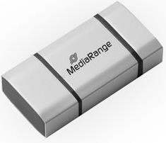 Image du produit MediaRange Nano clé mémoire USB avec adaptateur micro USB (32 Go, Micro USB, USB-A, USB 2.0)